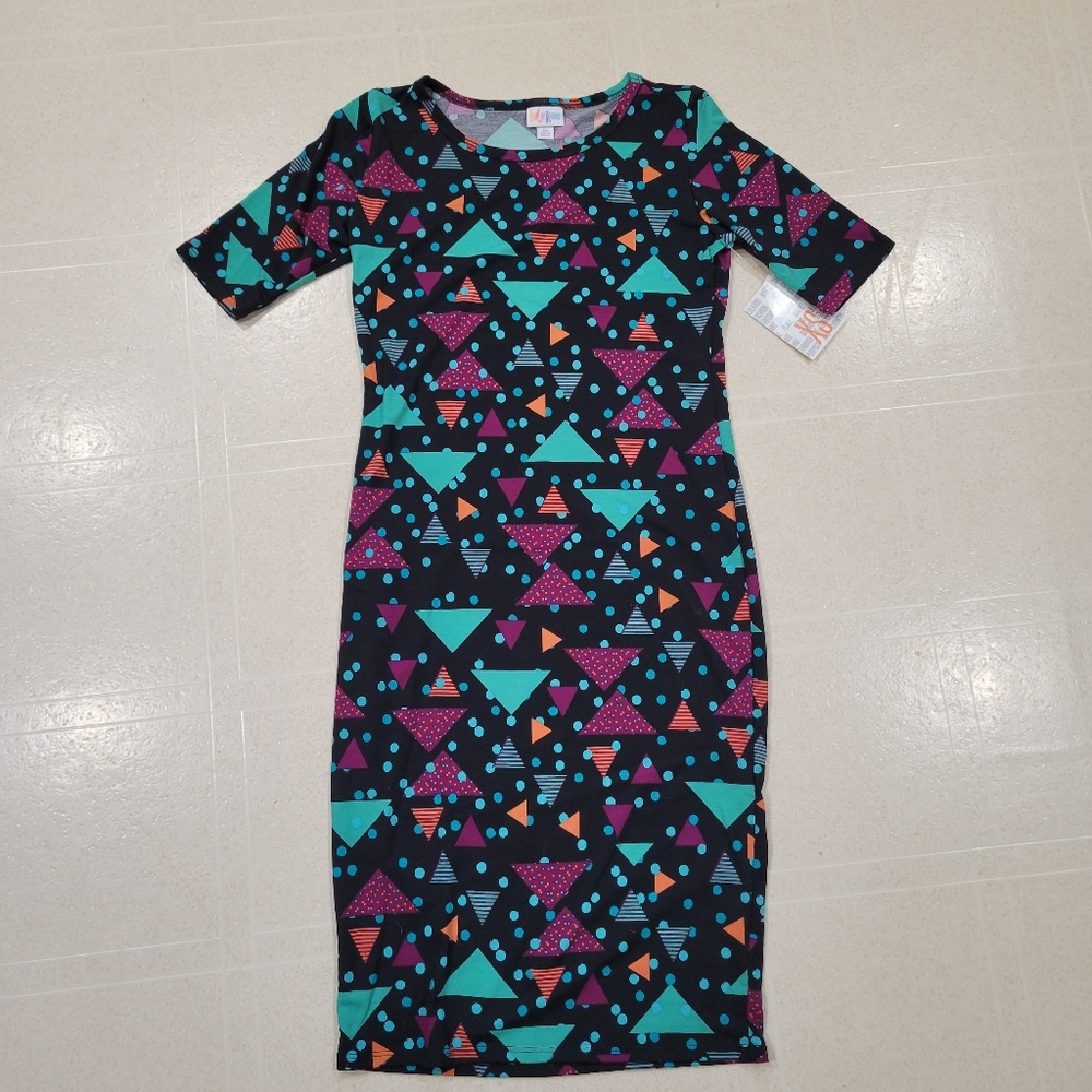 LuLaRoe Julia Dress Women's Size XS NWT